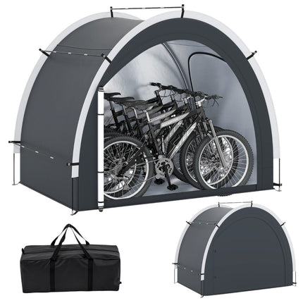Outdoor Bike Storage Tent, Waterproof, 4-5 Bikes Capacity