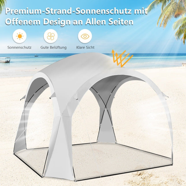 Outdoor Canopy Tent with UPF50+ Sun Protection, 6-8 Person Capacity