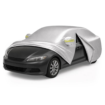 Outdoor Car Cover, Silver, 450–495 cm Sedan