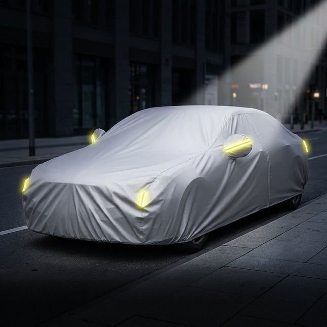Outdoor Car Cover, Silver, 450–495 cm Sedan