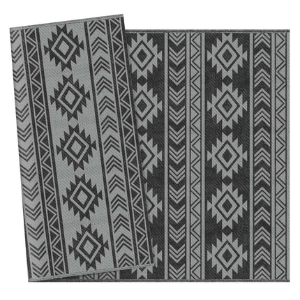 Waterproof outdoor plastic mat - Double-sided, 182x274cm