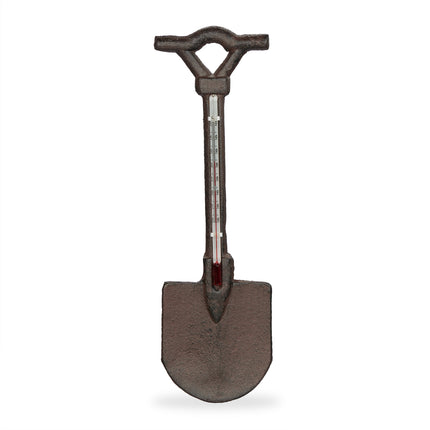 Outdoor Cast Iron Spade Thermometer – Weatherproof