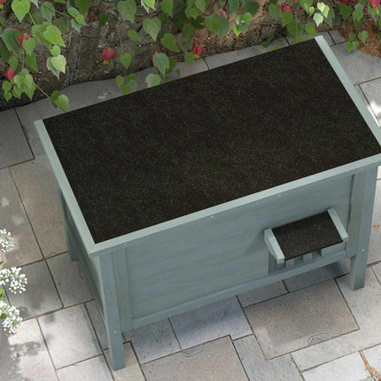 Outdoor Cat House, Insulated, Dark Grey, 85 x 50 x 68.5 cm