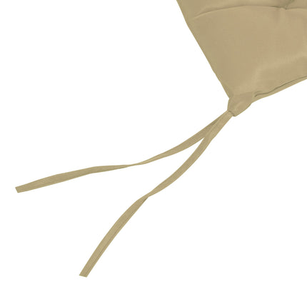 Outdoor Chair Cushions Set, 98x50 cm, Khaki, 8 cm Thick