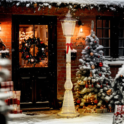 Outdoor Christmas Lantern Post, 215 cm, 155 LEDs, Waterproof