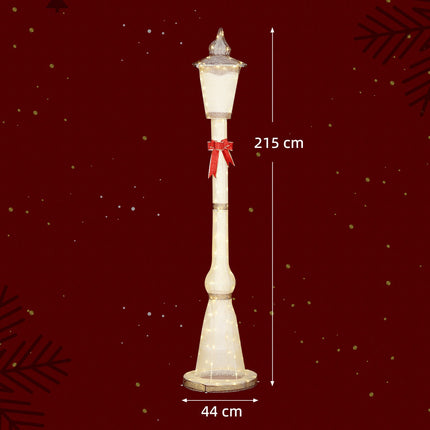 Outdoor Christmas Lantern Post, 215 cm, 155 LEDs, Waterproof