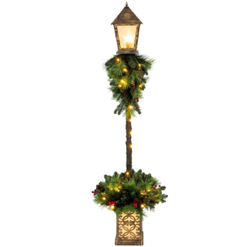 Outdoor Christmas Lantern with 50 Warm White LEDs, 150cm