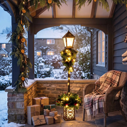 Outdoor Christmas Lantern with 50 Warm White LEDs, 150cm