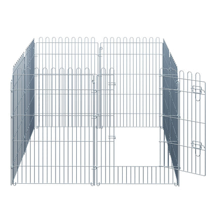 Outdoor puppy playpen, 8-panel, Safe & Stable, 63x91 cm