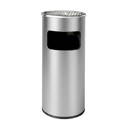 Outdoor Floor Ashtray, 30L Bin, Removable Bucket