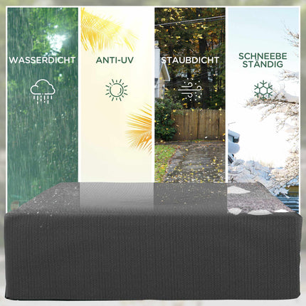 Outdoor Furniture Cover, Waterproof PE, 235x190 cm