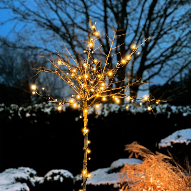 Outdoor LED String Lights 10m, 100 LEDs, Warm White