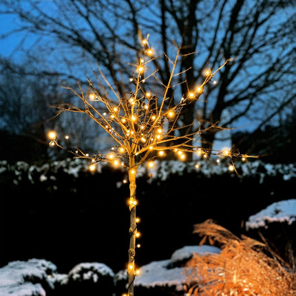 Outdoor LED String Lights 20m, 200 LEDs, Warm White