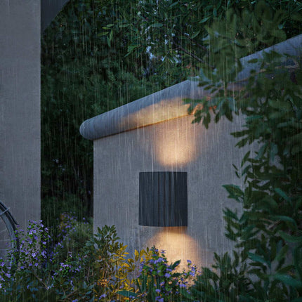 Outdoor LED Wall Light, Dual Beam, Antracit, 800lm
