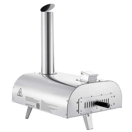 Outdoor Pellet Pizza Oven 12 Inch, Portable Thermometer