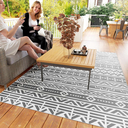 Outdoor Rug, Reversible Waterproof Polypropylene, 182x274 cm