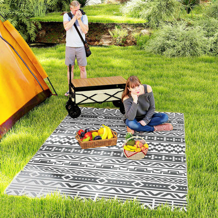 Outdoor Rug, Reversible Waterproof Polypropylene, 182x274 cm