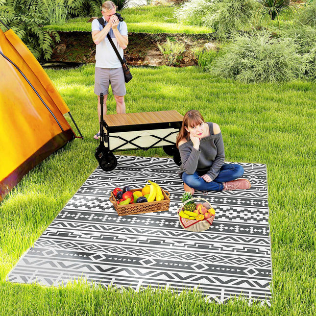 Outdoor Rug, Reversible Waterproof Polypropylene, 182x274 cm