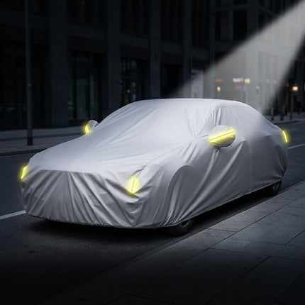 Outdoor Sedan Car Cover, Silver, 435–470 cm