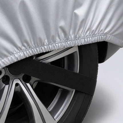 Outdoor Sedan Car Cover, Silver, 435–470 cm