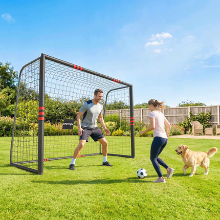 Outdoor Soccer Goal 300x200 cm with Net and Foam Padding