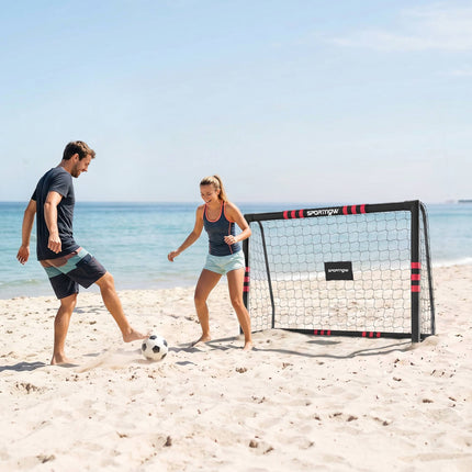 Outdoor Soccer Goal with Net, Foam Padding – 180x120 cm