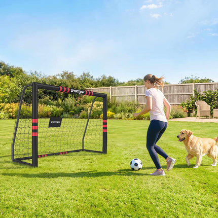 Outdoor Soccer Goal with Net, Foam Padding – 180x120 cm