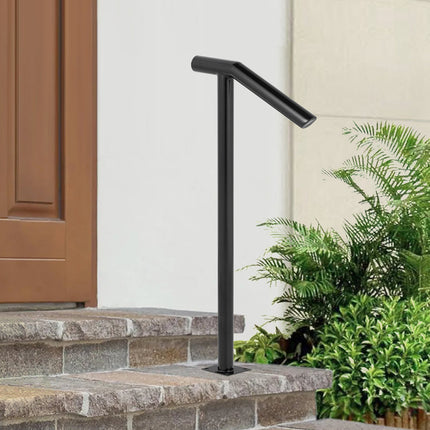 Outdoor Stair Handrail For 1–2 Steps, Iron, 441 Lb