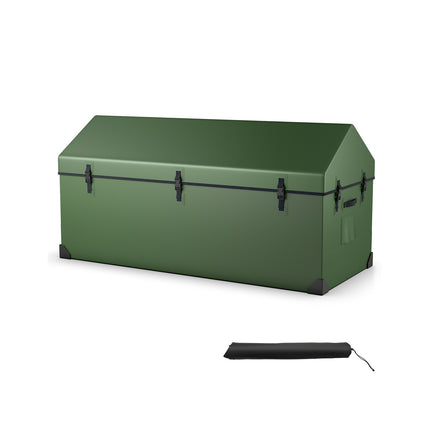 Outdoor Storage Box, Waterproof, Ventilated, 658L, Green
