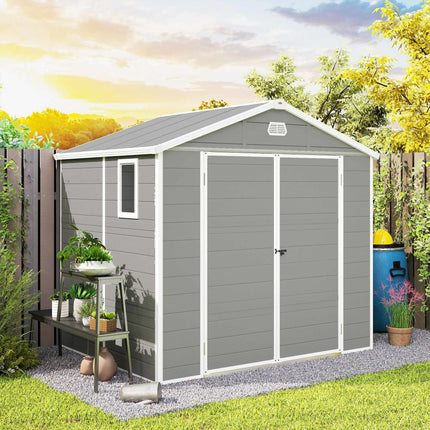 Outdoor Storage Shed, 4.1m², Polypropylene, 240x190x228 cm