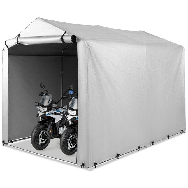 Outdoor Storage Shed, Waterproof Metal Frame, 160x218x164 cm
