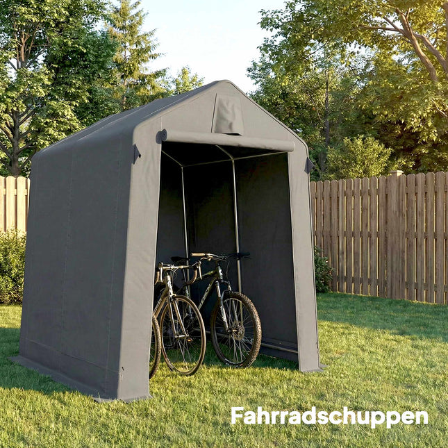 Buitenopbergtent 2,3 x 1,9 m, waterdicht, donkergrijs