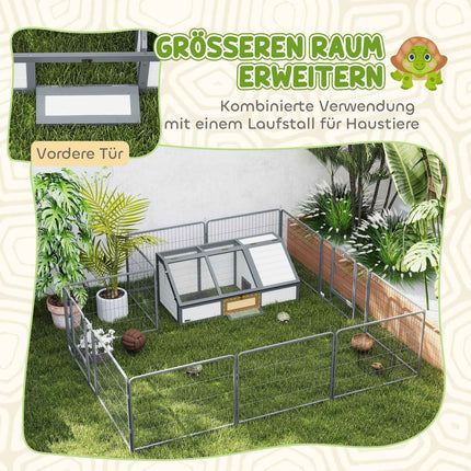 Outdoor Tortoise Enclosure, Bottomless, Easy Access