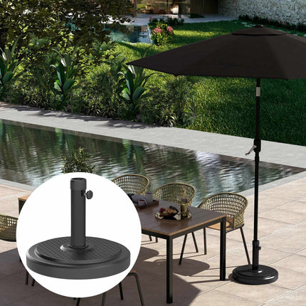 Outdoor Umbrella Base, 22kg, Fits 2.8m Umbrellas