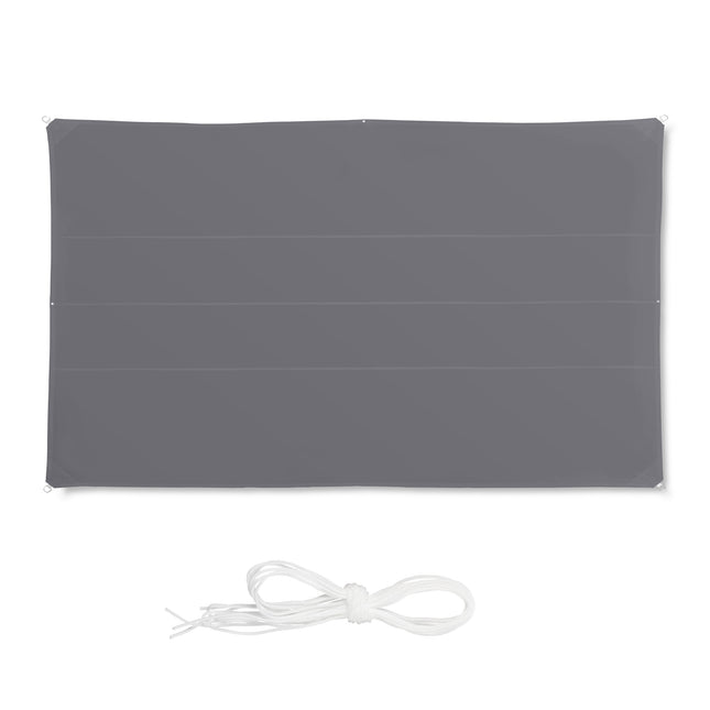 Outdoor Weatherproof Shade Sail – Grey Rectangular