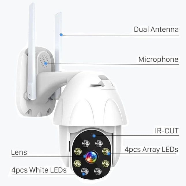 Outdoor Wi-Fi/IP camera 2mpixel TUYA comp.