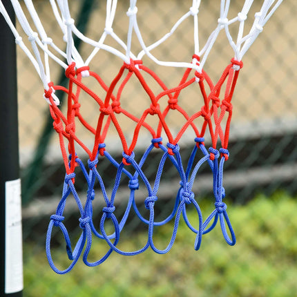 Outdoor basketbalstandaard met wielen, 160-210 cm in hoogte verstelbaar Basketbalring met standaard, 83x59cm achterwand, voor tieners in achtertuinen, tuinen, garages