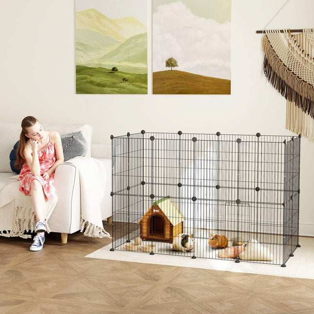 Wire mesh for rabbits and guinea pigs, indoors/outdoors