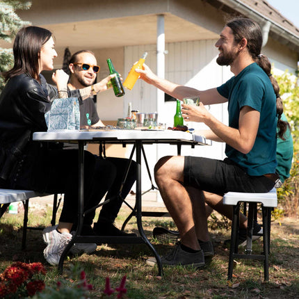Outdoor furniture foldable white