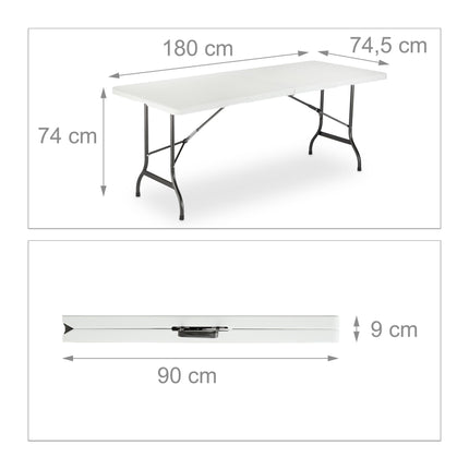 Outdoor furniture foldable white