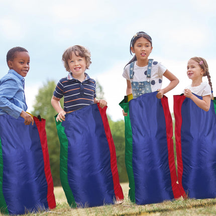Outdoor games for children in a set