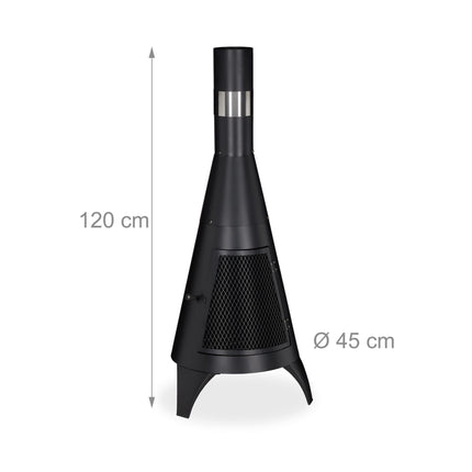 Outdoor stove black