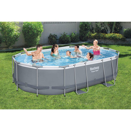 Oval Above-Ground Pool Set, 4.88m x 3.05m x 1.07m