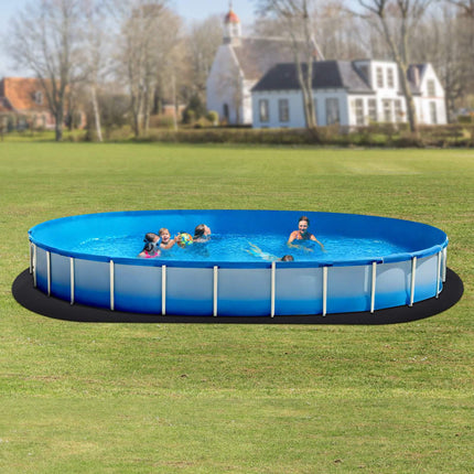 Oval Pool Liner Pad 15 x 30 ft, Geotextile Underlay