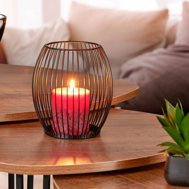Oval candlestick, 2 pcs