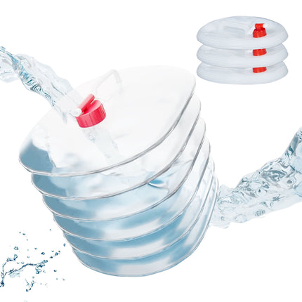 Oval collapsible capsules in a set of 4