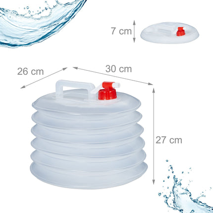 Oval collapsible capsules in a set of 4