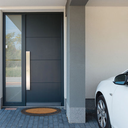 Oval doormat rubber & coconut