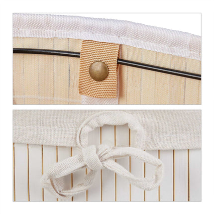 Oval laundry basket