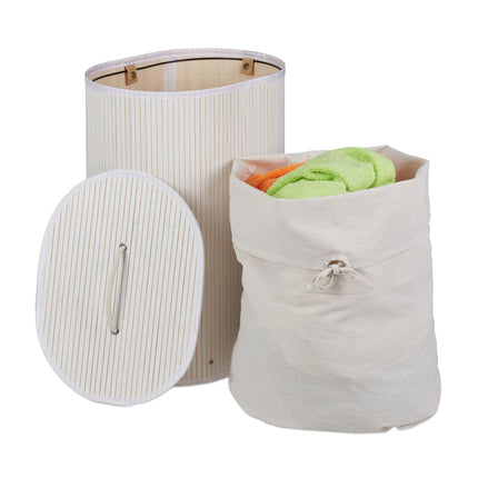 Oval laundry basket